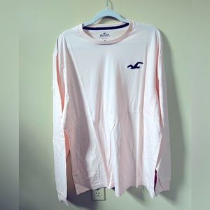 New long sleeve Hollister size XXL light pink/peach